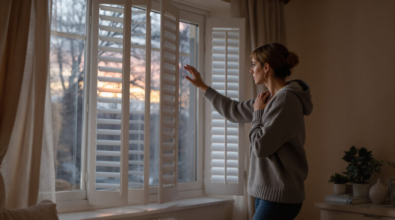 חשבתי שסגירת התריסים שלי בשעה 18:00 במרץ היא רעיון טוב: גיליתי שזה מכניס קור עז לבית שלי