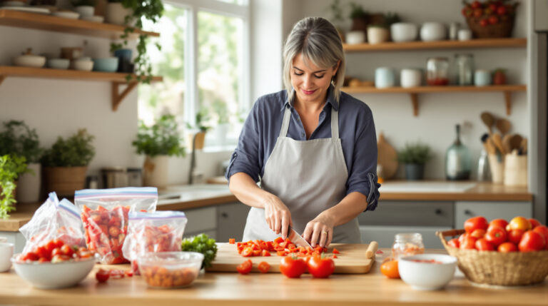 3 שיטות פשוטות להקפאת עגבניות מהגינה ב-15 דקות – בלי בזבוז ועם רטבים טעימים לחורף