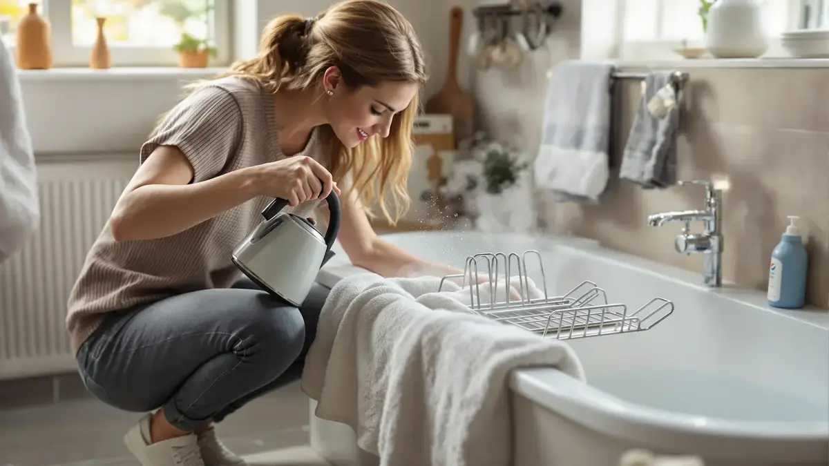 הטריק הזה לאמבטיה משאיר את רשתות התנור מבריקות ב30 דקות בלי קרצוף או חומרים חזקים