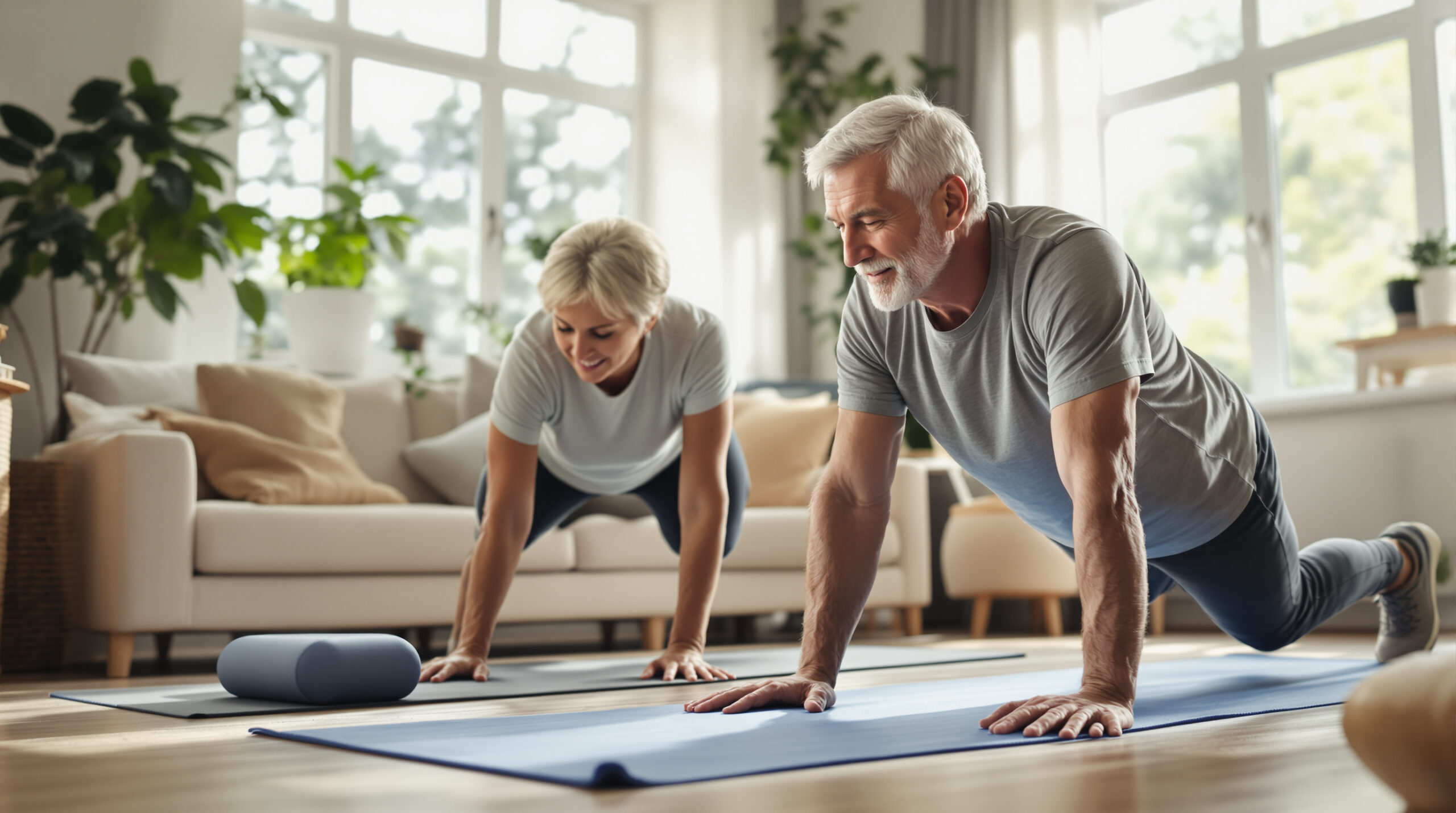 עשרת התרגילים הפשוטים האלה יחזקו את השרירים שלכם אחרי גיל 60 ב-30 דקות בלבד לכל אימון, בלי ציוד מיוחד