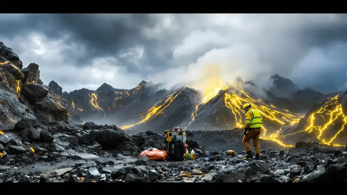 מתחת להר געש מתרחש תופעה מפתיעה שמביאה את הזהב לפני השטח ומאתגרת את תפיסותינו לגבי משאבי טבע
