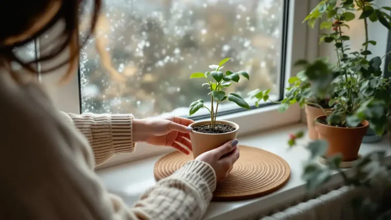 הטריק החורפי הזה של הפרחני שלי מונע בעדינות הצהבה של הפרחים