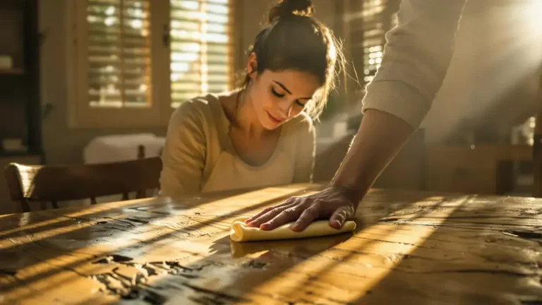 מומחי השימור קובעים כי פתרון ביתי לניקוי עץ אינו מספיק ועלול להזיק לרהיט ולפגוע ביופיו