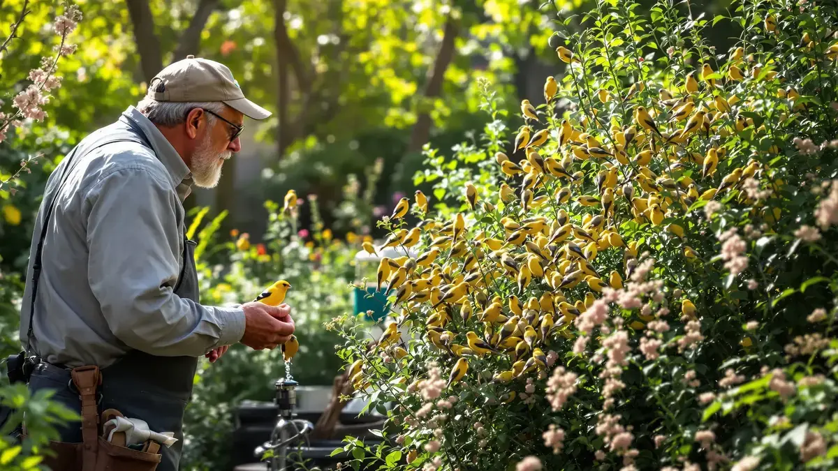 מומחים קובעים נוכחות של חוחית בגינתכם אינה מקרית ויכולה להפר את האיזון המקומי ולהסתיר סיכונים למינים אחרים