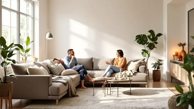 לדחוף את הספה אל הקיר טעות שמערערת את ההרמוניה בסלון