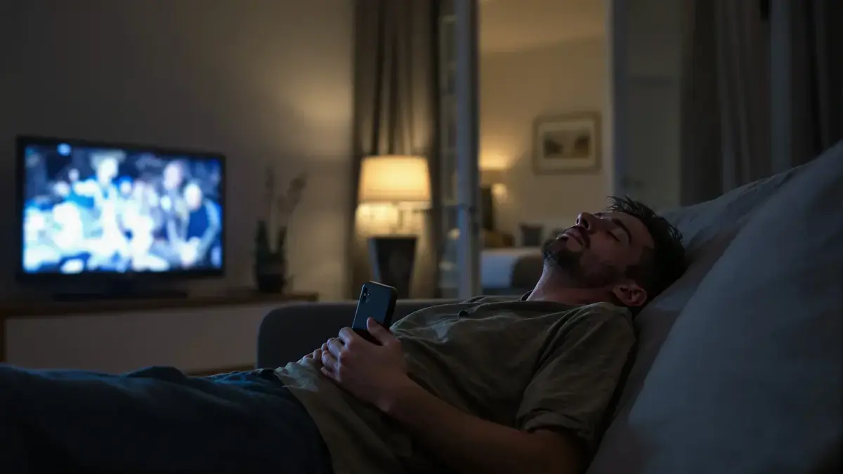 להירדם על הספה עלול להזיק לשינה שלכם מבלי שתהיו מודעים לכך