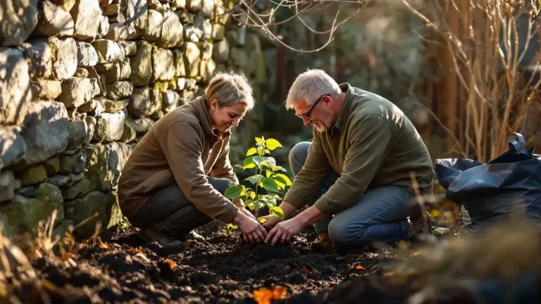 מעצבי הנוף שותלים לפני מרץ כדי ליהנות מקיר פורח לאורך כל העונה