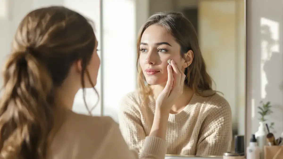 מאפר חושף שתי אזורים בפנים שבהם עדיף להימנע ממייקאפ