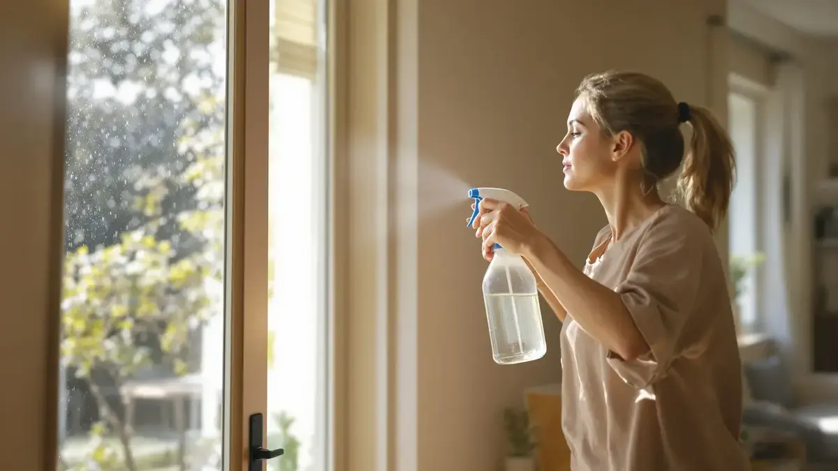 ריסוס חומץ על הדלתות שיטה יעילה שפחות מוכרת