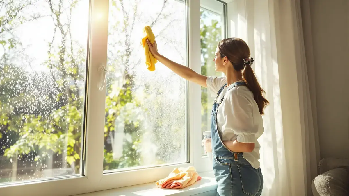 שילוב זה של שלושה מרכיבים מאפשר לקבל חלונות נוצצים מניקיון באביב