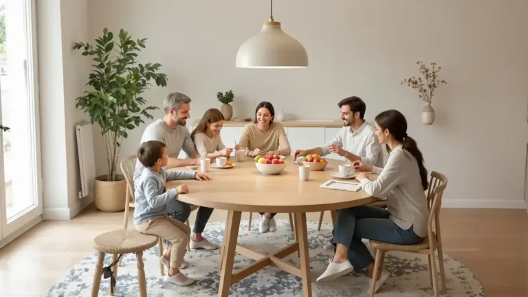 המיקום הנכון של שולחן האוכל שלך יכול לשנות את האנרגיה בבית אם הוא צמוד לקיר