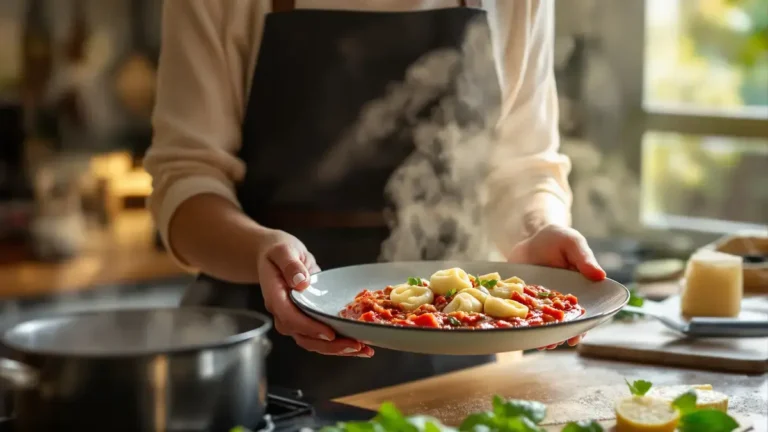 ניודי סמולינה ריקוטה תרד הם ארוחת ערב מנחמת וקלה להכנה ב25 דקות