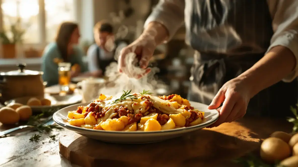 המתכון לתפוחי אדמה בולונז של השף סימונה זנוני מזכיר את הטעמים של ילדותנו