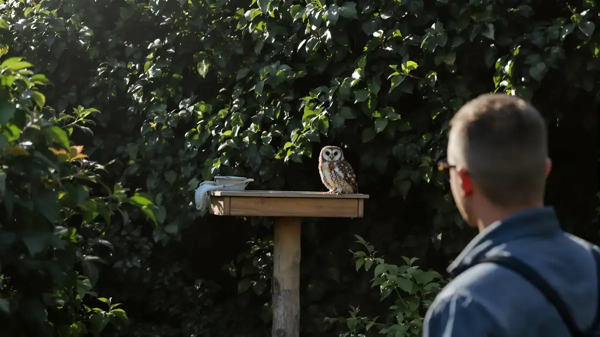 הצבע שמושך את הינשופים ומעודד אותם לחזור לגינתכם