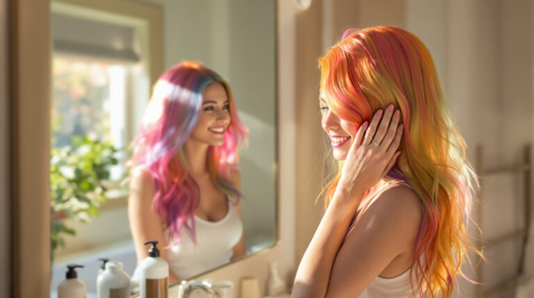 חשבתי שהצבע בשיער שלי תמיד ידהה מהר – עד שגיליתי את הטריק הפשוט שמחזיק אותו לאורך זמן