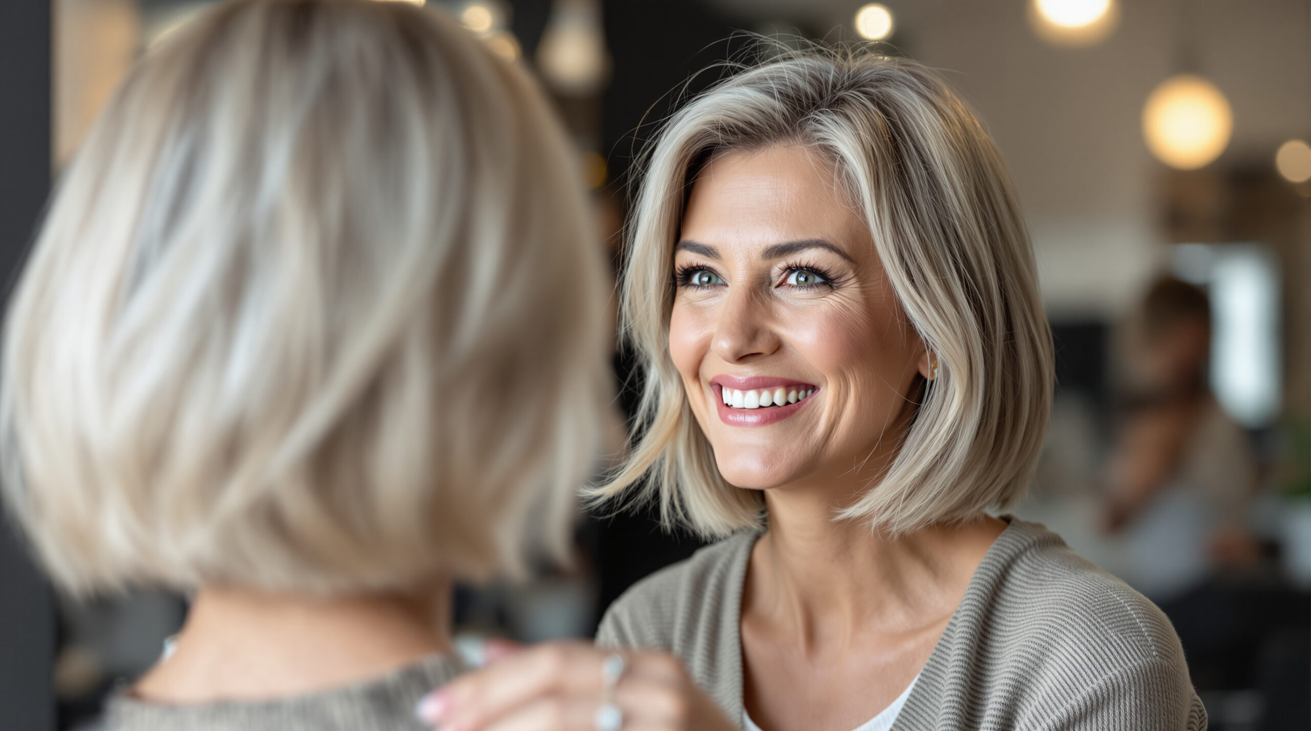 העזתי לבחור בתספורת פלפל ומלח וגיליתי שהיא באמת עושה אותי צעירה יותר, הרבה יותר ממה שחשבתי כשנכנסתי למספרה.