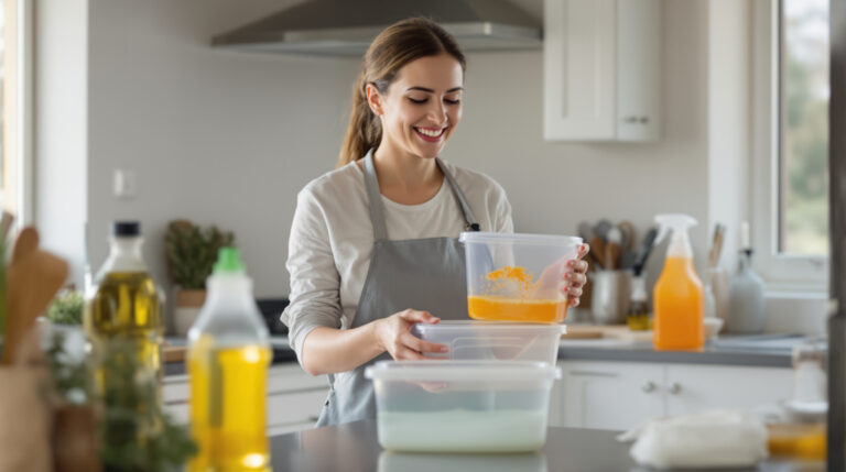 קופסת הפלסטיק הכתומה הזאת תסכלה אותי אחרי רוטב העגבניות, עד שגיליתי את הטריק שמעלים הכל בלי מאמץ