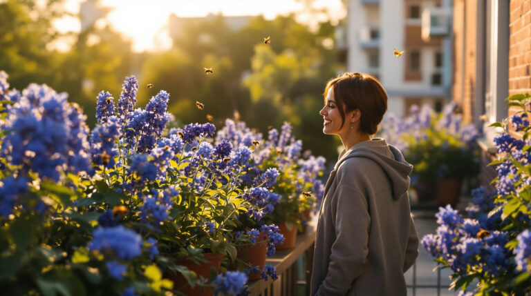 אמרתי שלום לגרניום: הצמח הכחול המדהים הזה השתלט על העציצים שלי בשישה שבועות ומושך את כל הדבורים בשכונה