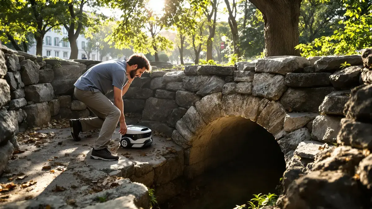 המומחים קובעים הרובוט הזה לא מוגבל למאדים אלא חושף עולם נסתר מתחת לעיר איטלקית עתיקה אמת שלרוב לא מוערכת