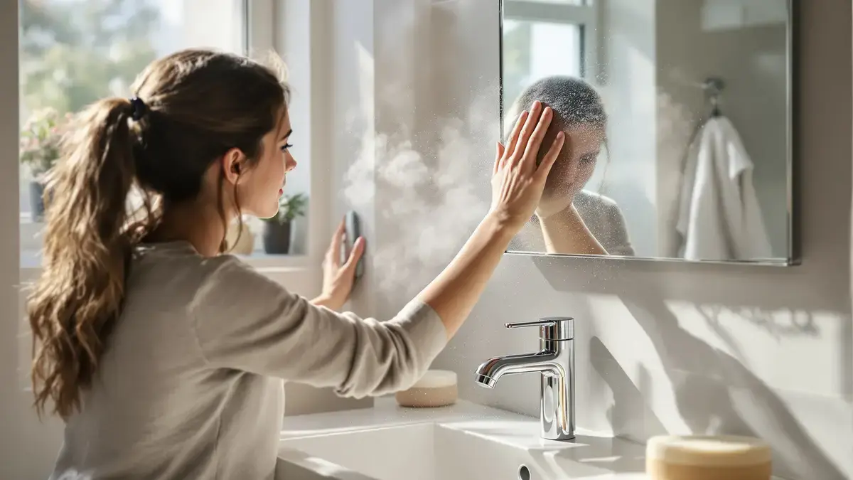 האישה הזו גילתה טעות נפוצה כשבדקה בקפידה את חדר האמבטיה שלה למרות שחשבה שהוא מושלם