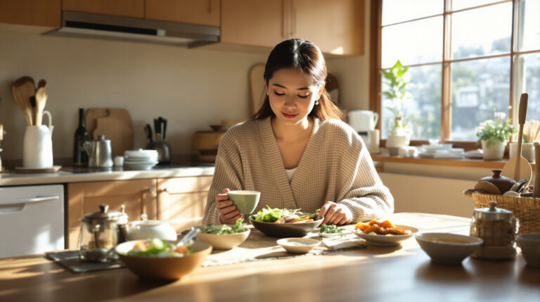 גיליתי את הסוד של היפניות להרזיה: טקס יומי פשוט ששינה את היחסים שלי עם האוכל