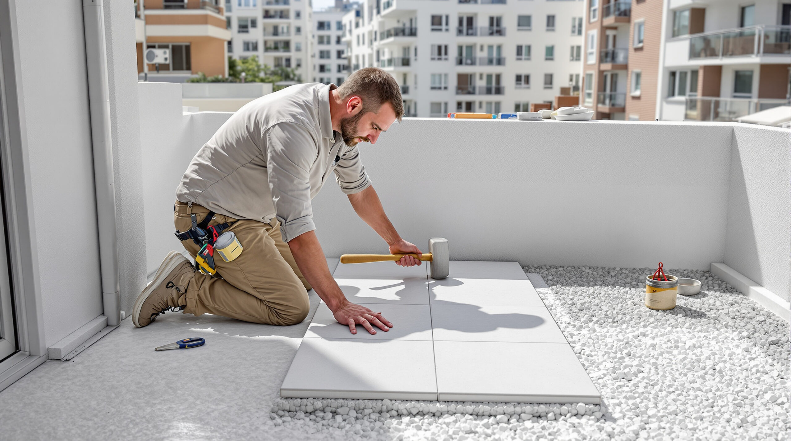 להתקין ריצוף במרפסת ביום אחד: מדריך מעשי לתוצאה מקצועית בפחות מ-100 ש"ח