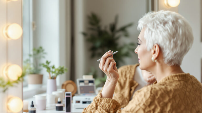 עיפרון הגבות בפחות מ-15 ש"ח שמחזיר נפח לשיער הלבן תוך 2 דקות אחרי גיל 60