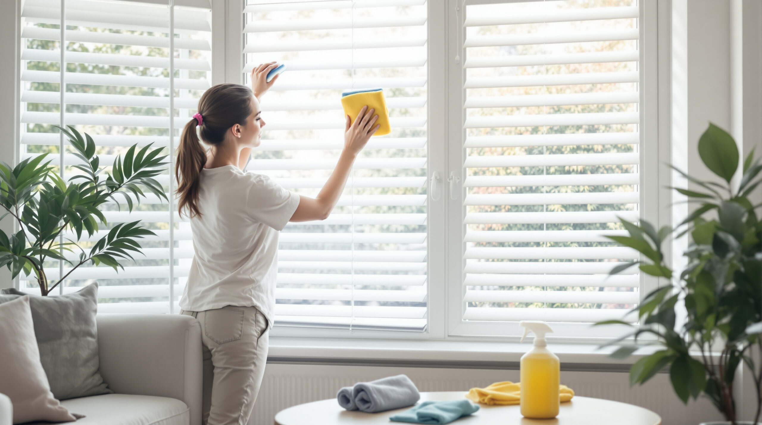 שמרו על התריסים הלבנים שלכם: שיטה פשוטה בשני שלבים תחזיר להם לבן זוהר בפחות מ-15 דקות