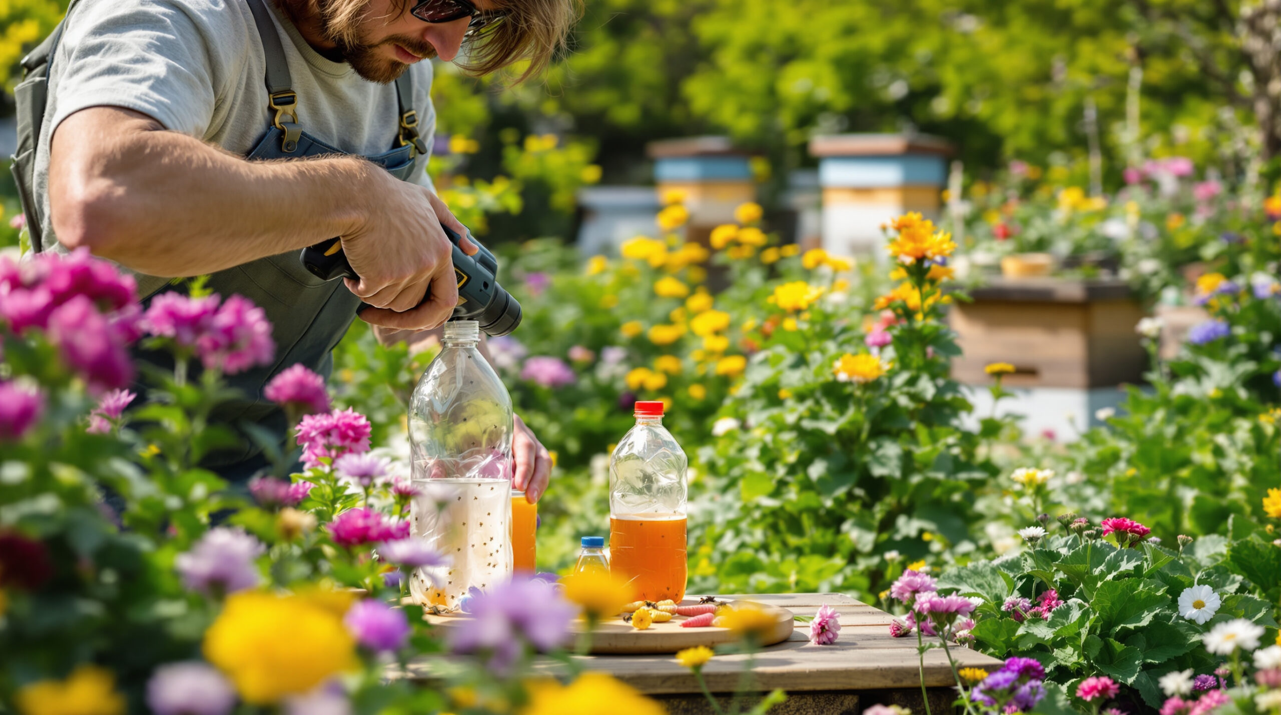 זו הסוף למלכודות הלא יעילות: בשנת 2026, המשקה הזה בלבד ימשוך את הצרעות האסייתיות ויחסוך את הדבורים שלכם