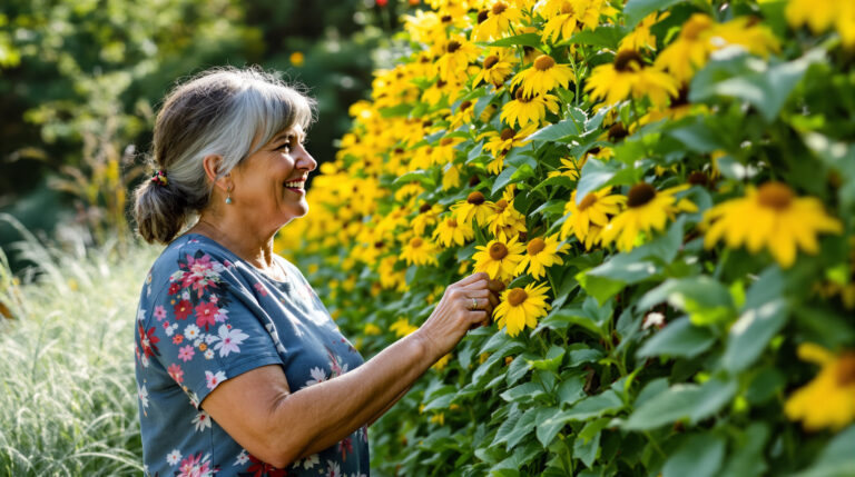 שתלתי את הצמחים הרב-שנתיים שלי במרחק 30 ס"מ באפריל: היום הם יוצרים חומת פרחים שמחזיקה מעמד אפילו בקייצים היבשים ביותר