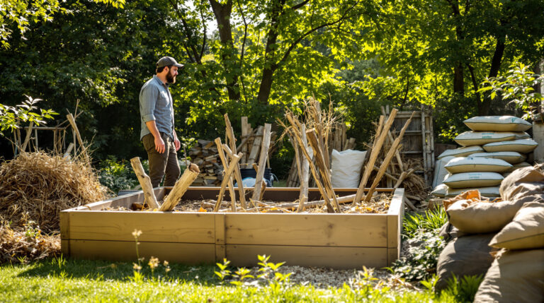 6 דברים חסכוניים שניתן להשתמש בהם במקום אדמה למילוי ערוגה מוגבהת