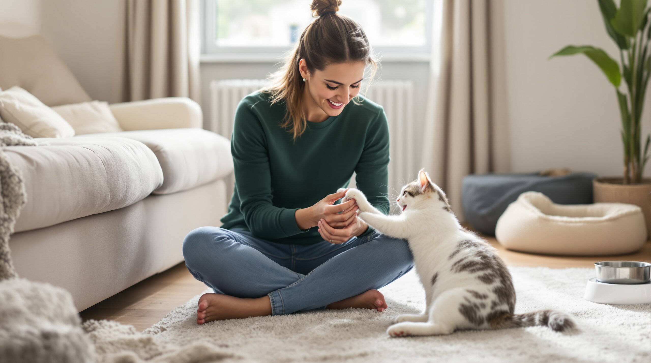 חתול אדיש: שינוי קטן בהרגלים והוא הופך לחברותי ומשחק תוך זמן קצר