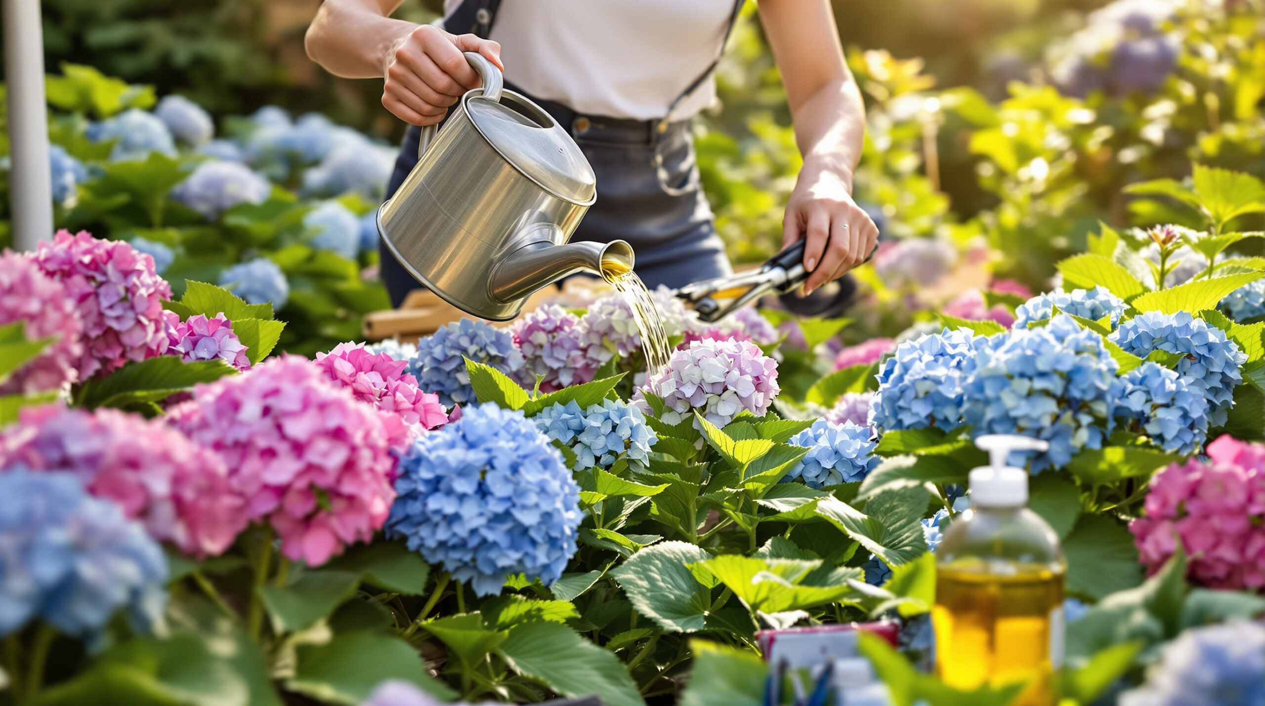מרכיב בישול זה עשוי להאיץ את צמיחת ההורטנסיות, מזהירים מומחי גינון