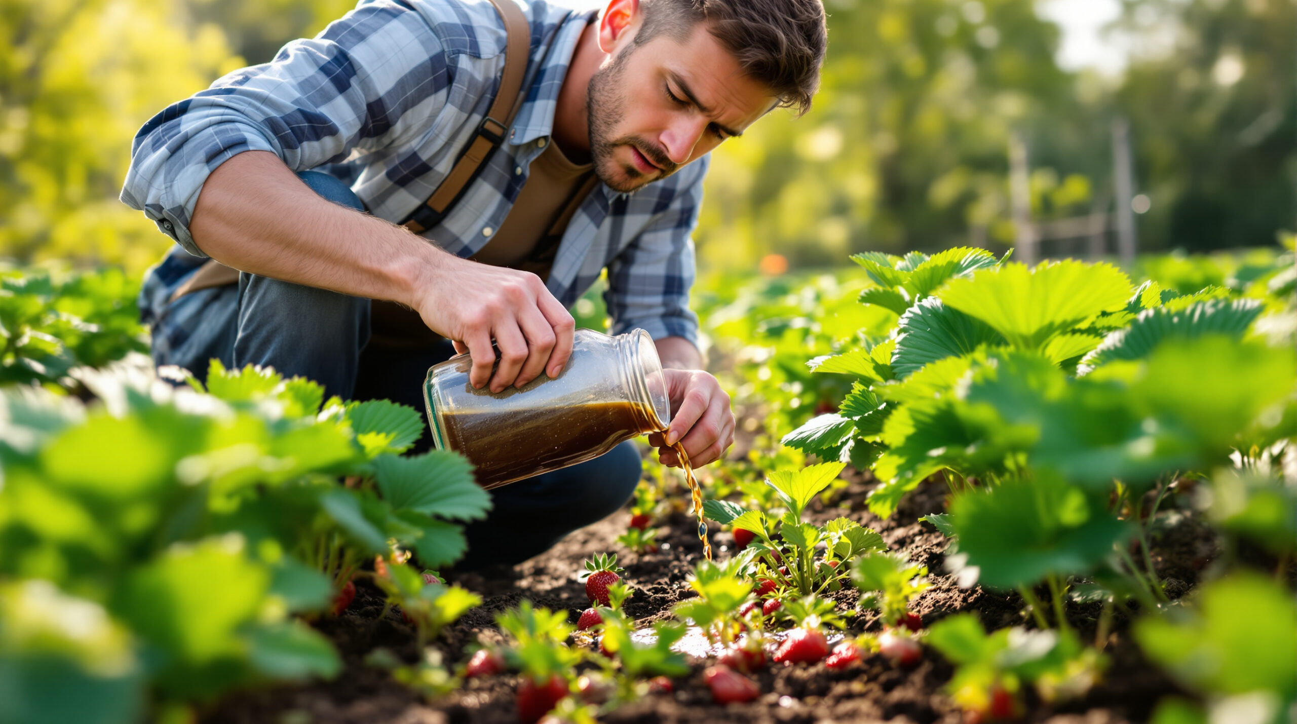חשבנו שלהשקות באביב עם המרכיב הזה יעזור לפירות לגדול – אך למעשה זה מזיק לצמיחת התותים