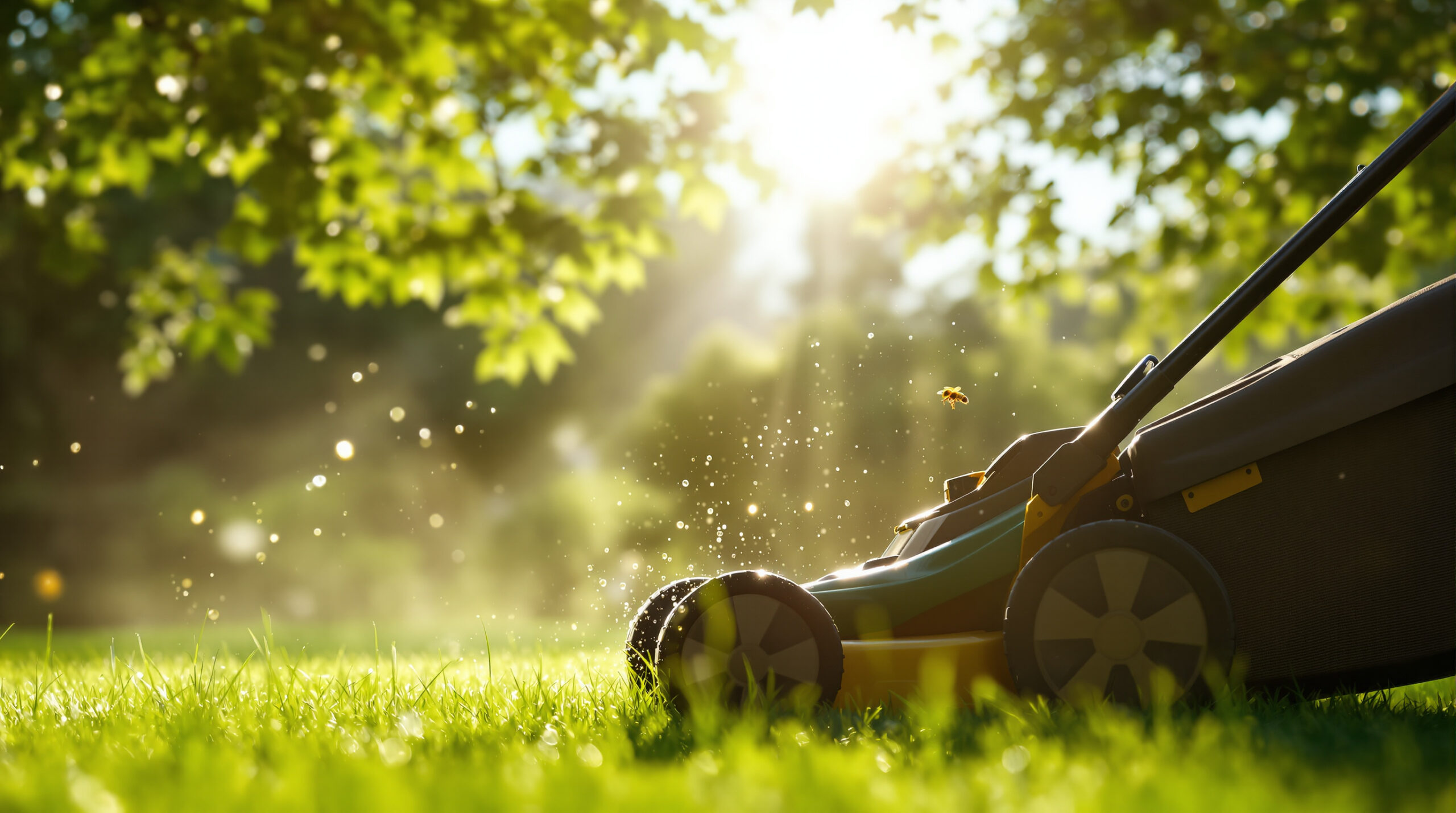 מאז שהתחלתי לכסח את הדשא בבוקר, אני סוף סוף נושם: נפרדתי מהתקפי האלרגיה לאבקה וגיליתי מחדש את הגינה שלי