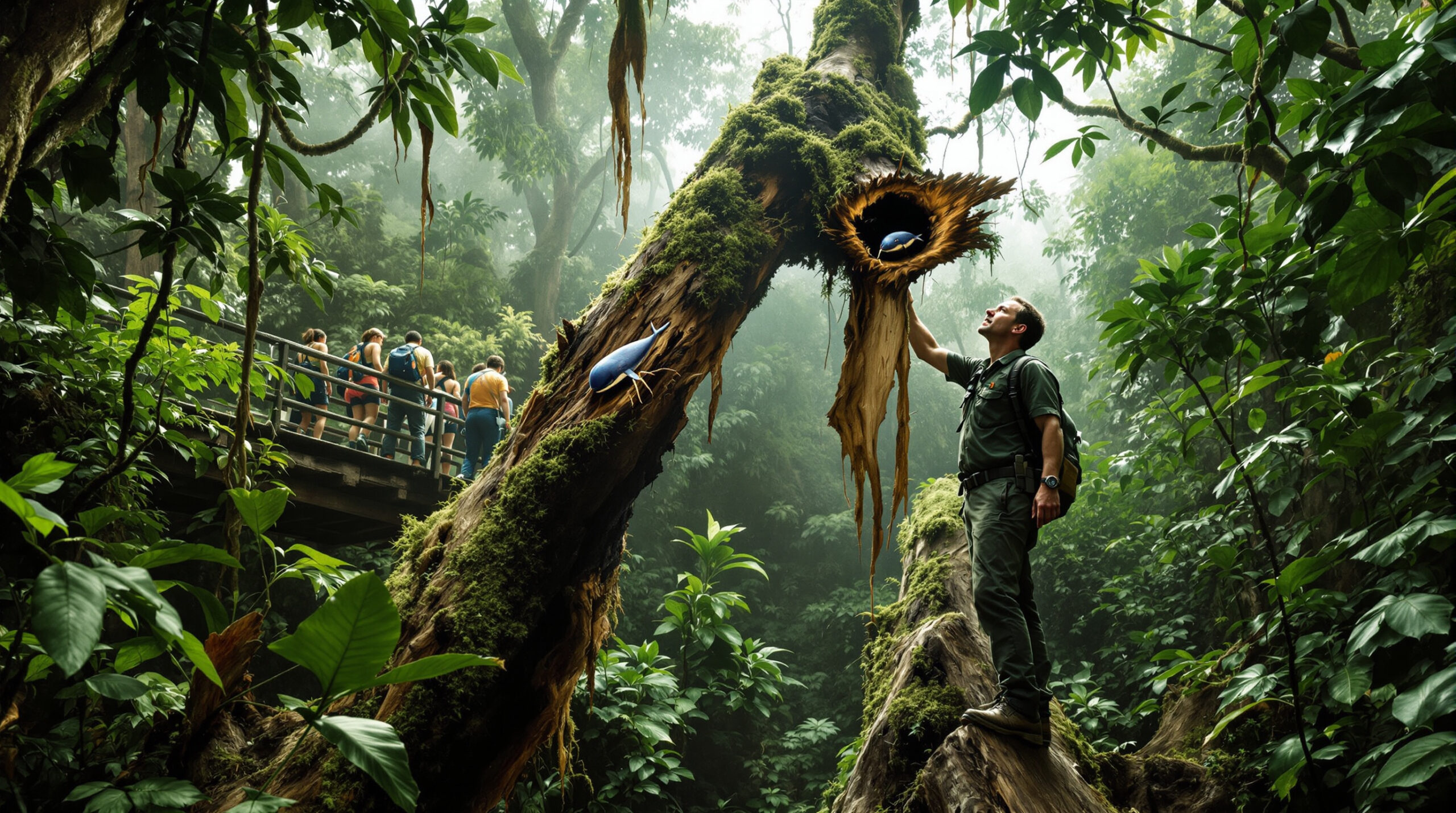 תגלית מפתיעה: חוקרים זיהו חרק דמוי לווייתן בצמרת היער בדרום אמריקה