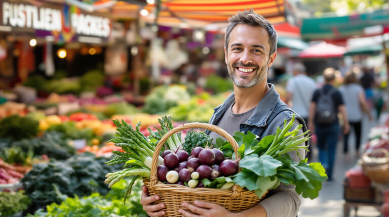 גיליתי אילו ירקות אביב כדאי לבחור וסוף סוף התמלאתי בוויטמינים, בזכות ביקור פשוט בשוק המקומי
