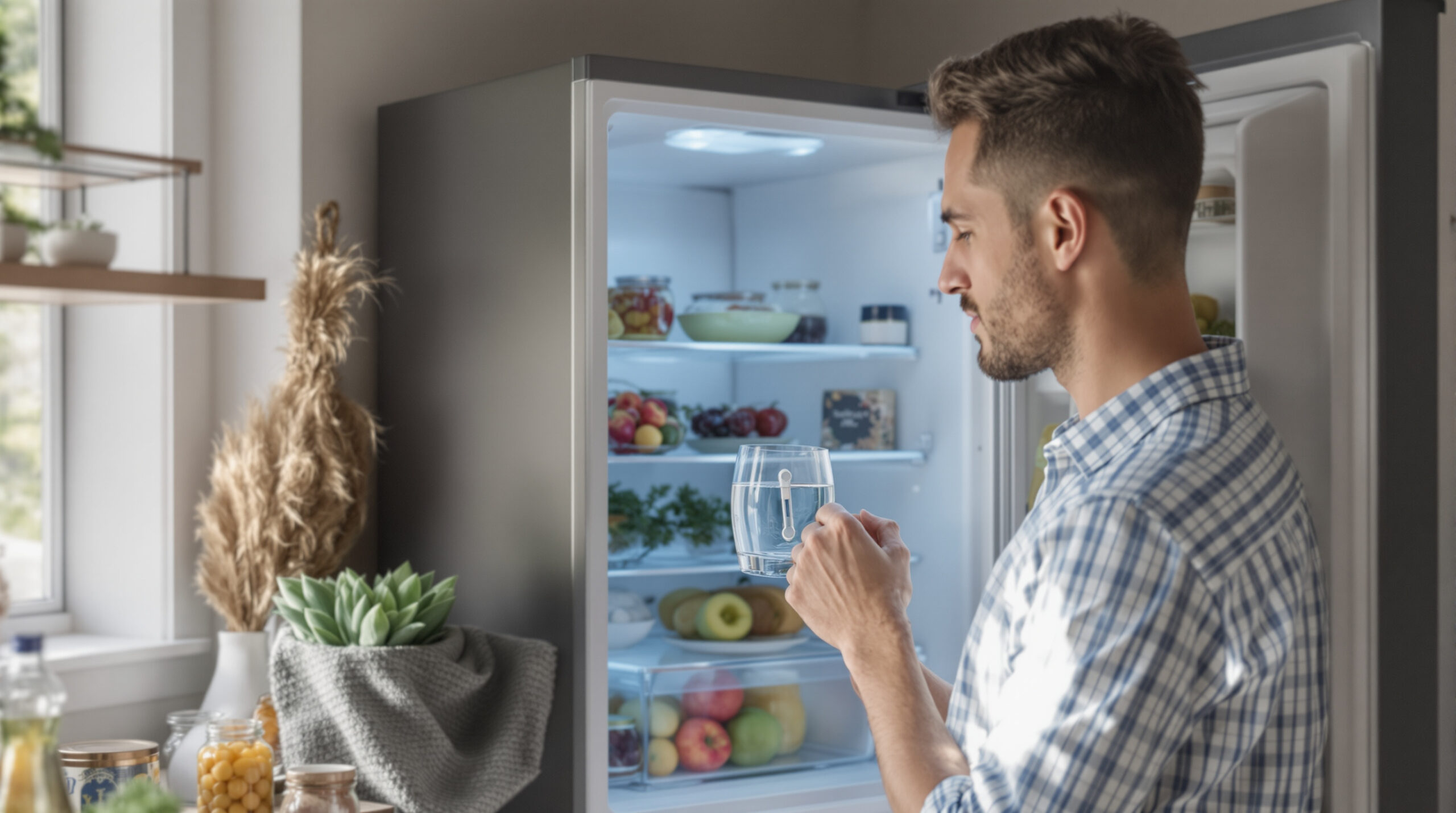 המקרר שלי היה קר מדי: בדיקה פשוטה עם כוס מים חשפה הבוקר את הטמפרטורה האידיאלית למזון שלי