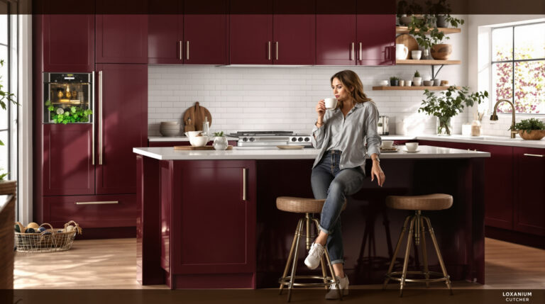 אל תבחרו עוד באדום עמוק במטבח לפני שתגלו כיצד הוא יכול להפוך את החלל לאווירה שאין לעמוד בפניה.