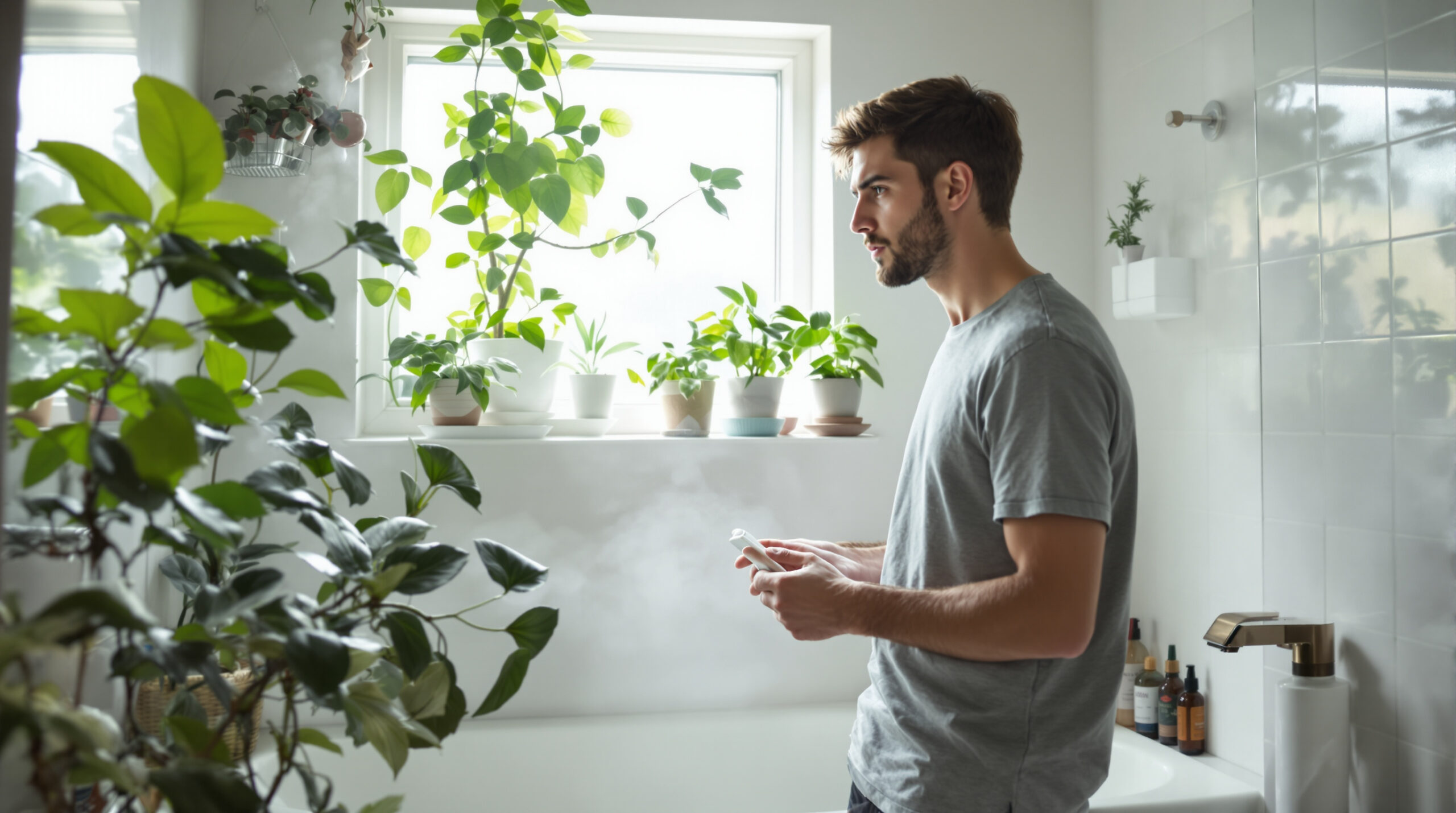 חשבנו שכל הצמחים משגשגים בחדר האמבטיה: יש כאלה שלמעשה קמלים שם במהירות