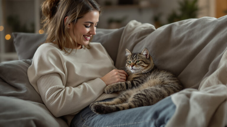 שמתי לב שהחתול שלי לש כל הזמן: גיליתי שהפעולה הזו מרגיעה אותו ומביאה לו נחמה