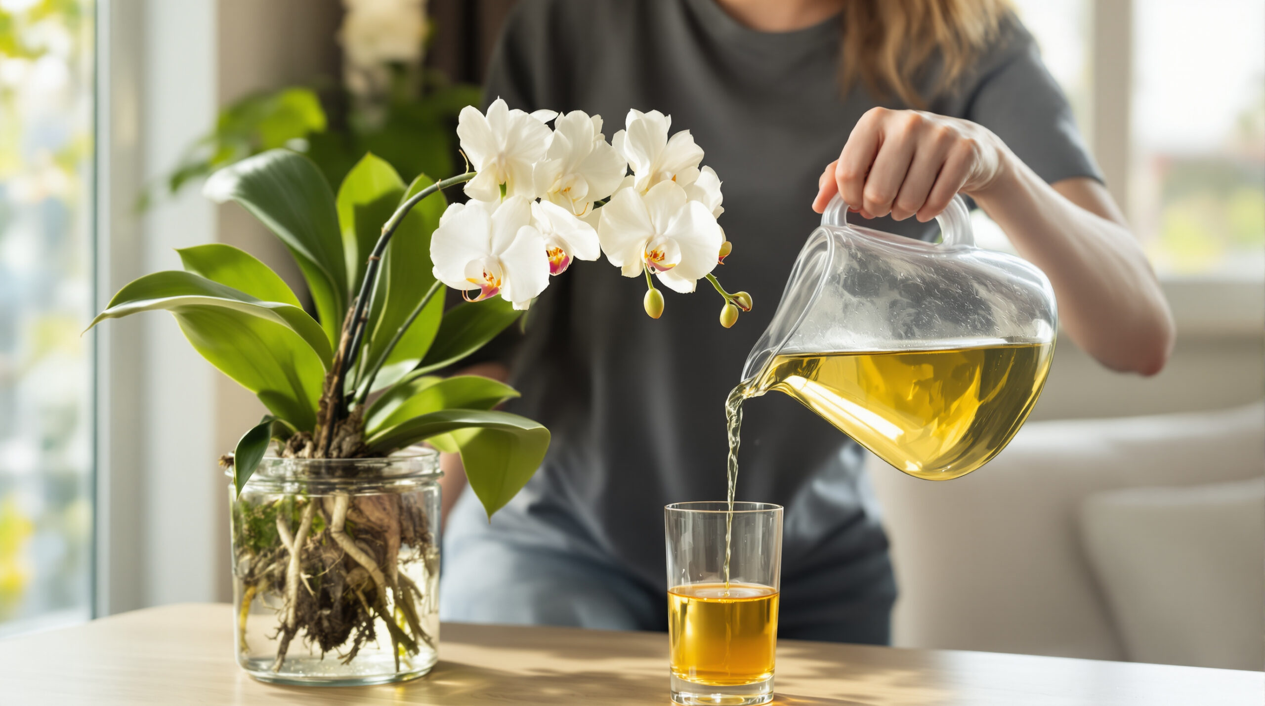 סחלבים שחשבתם לזרוק: הרכיב מהמטבח שיעזור להם לפרוח מחדש במהירות