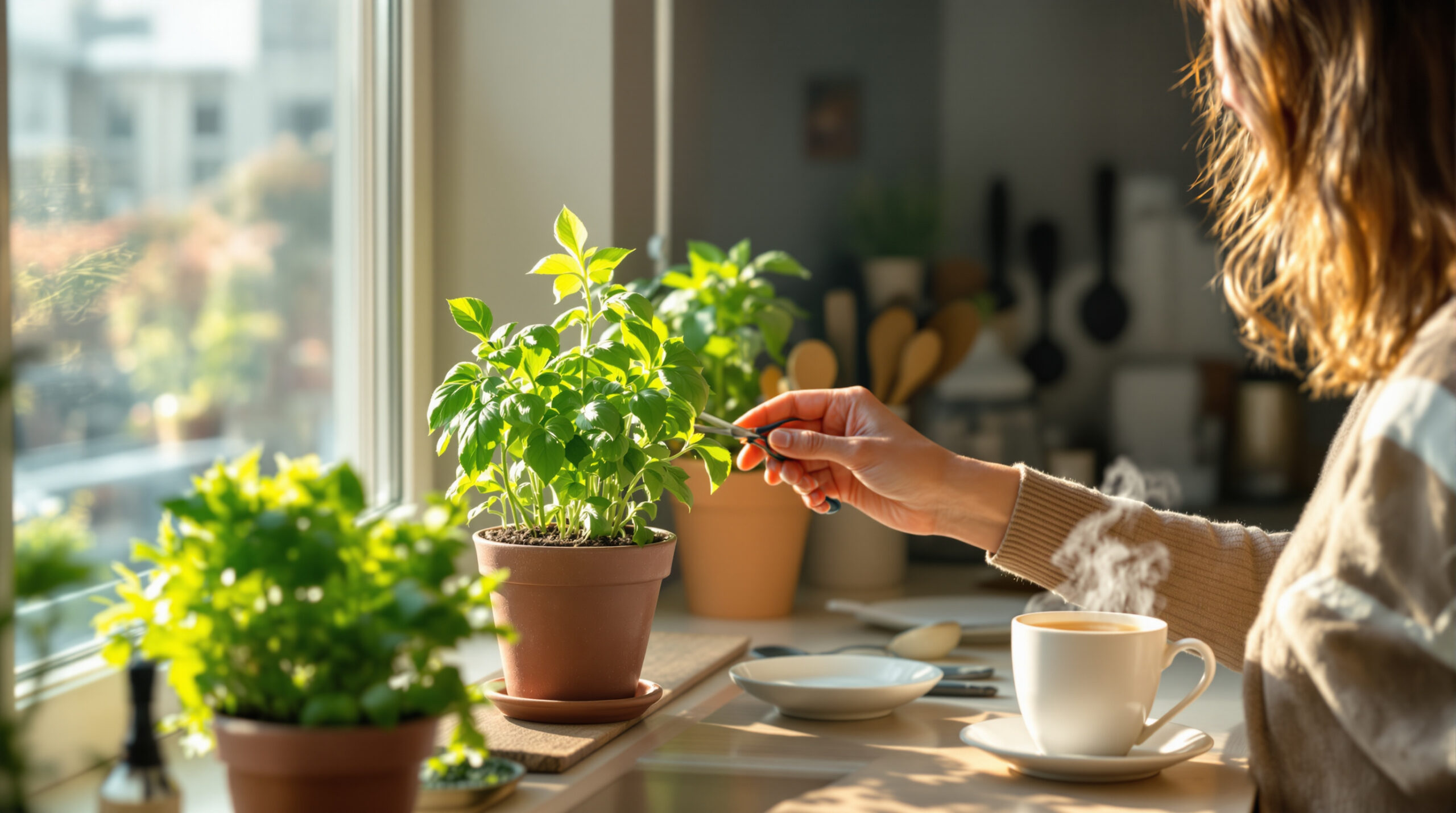 לא היה לי גינה, אבל ערוגת החלון הקטנה הזו שינתה את המנות שלי עם חמישה עשבי תיבול רעננים כל האביב