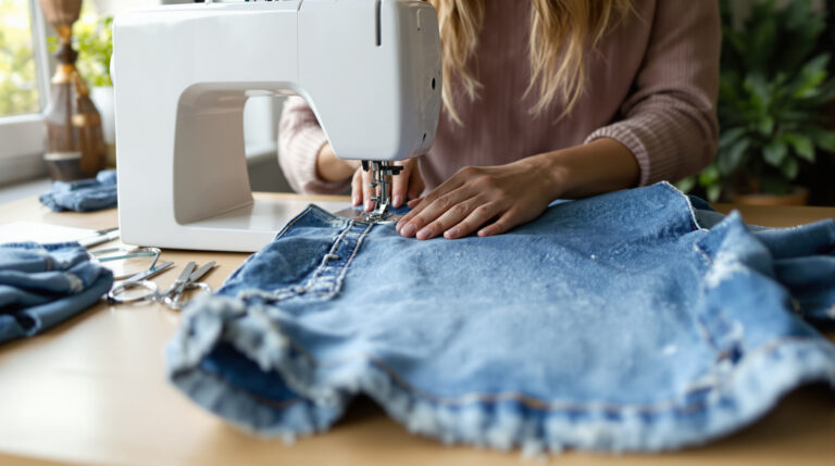 הטריק הסודי של תופרת לקיצור ג'ינס תוך שמירה על המכפלת המקורית
