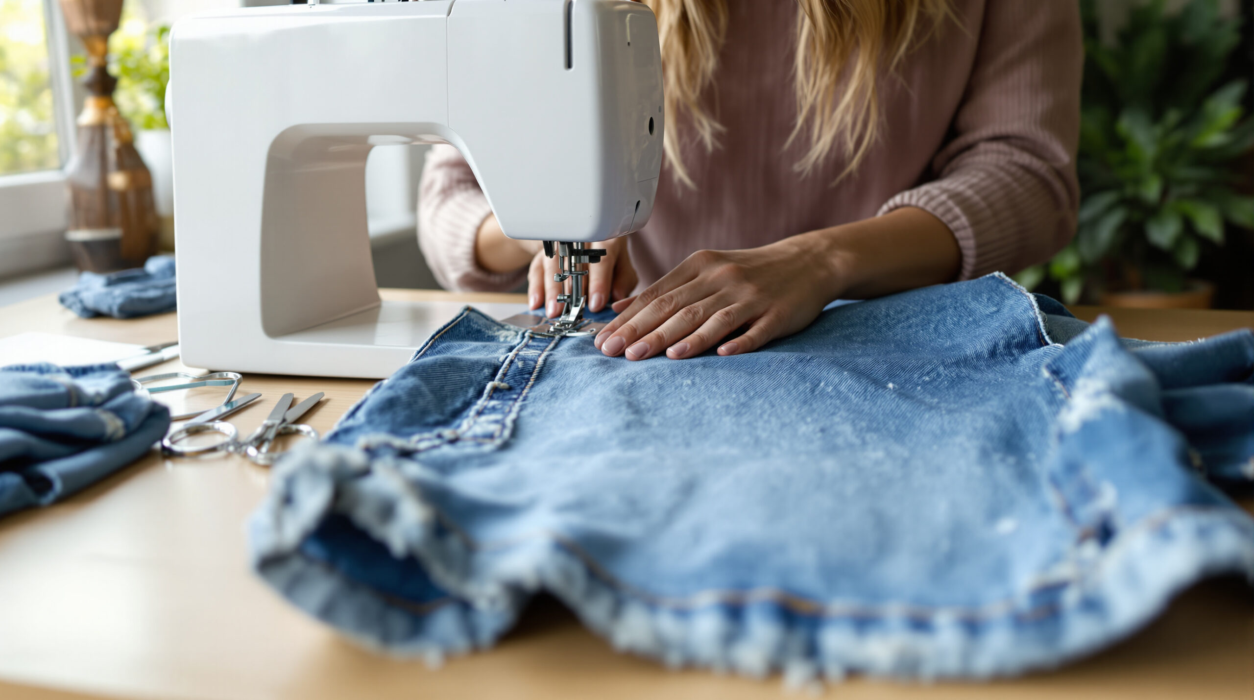 הטריק הסודי של תופרת לקיצור ג'ינס תוך שמירה על המכפלת המקורית