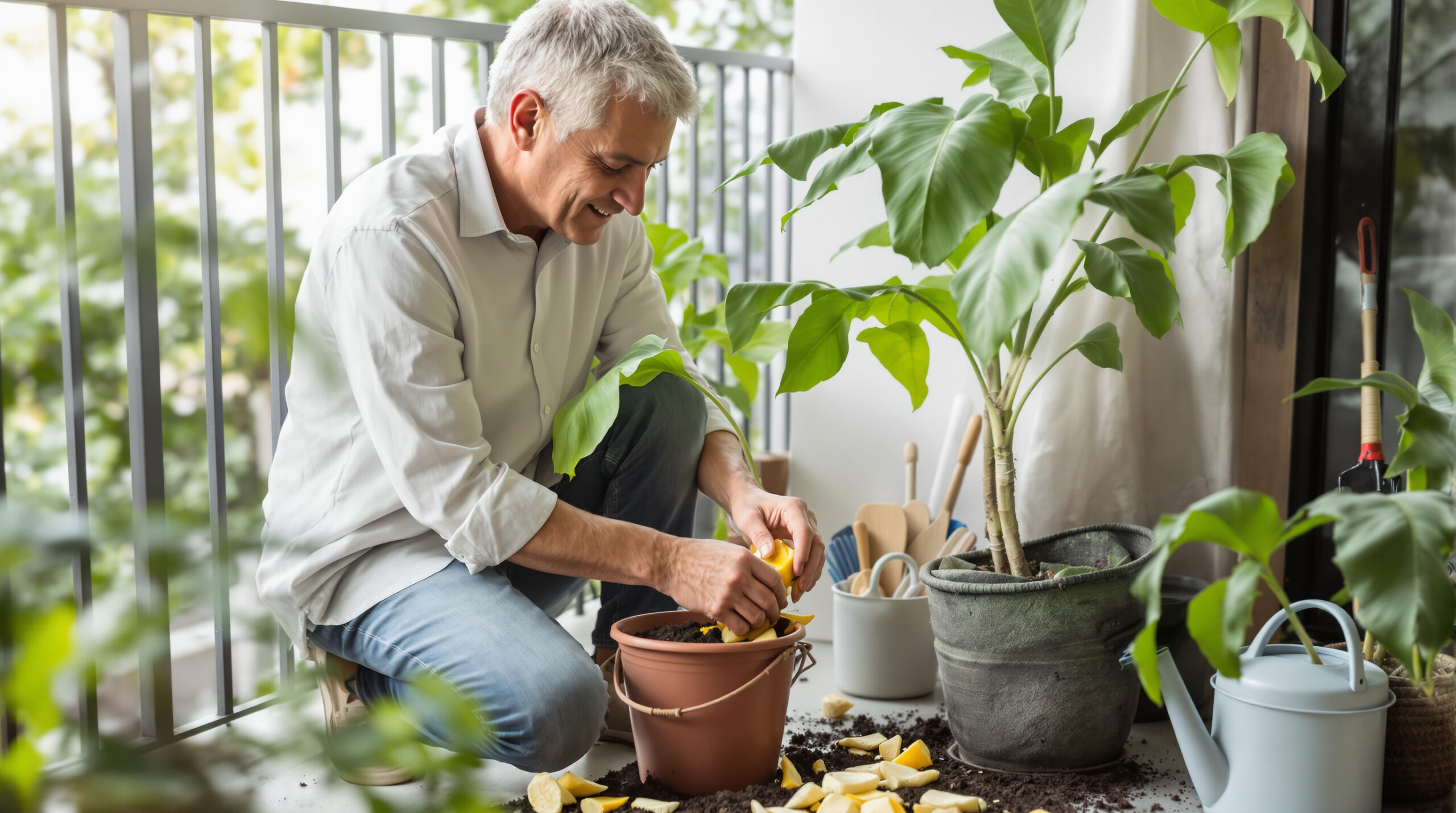 הצמחים שלי נבלו אחרי ההעתקה, עד שגיליתי שארית מהמטבח שהצילה אותם מהשוק