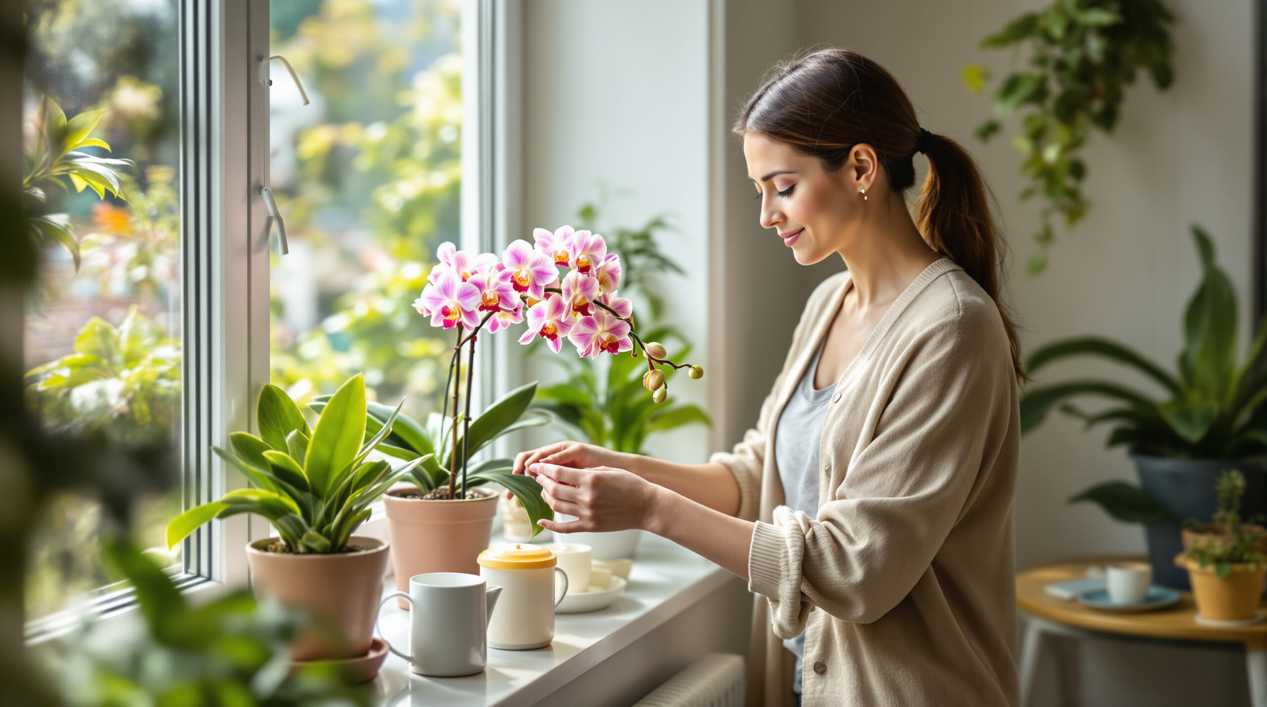 באפריל גיליתי את חמשת הפעולות הפשוטות הללו לצמח הטרופי שלי, ועכשיו הפריחות הקיציות שלי מרהיבות