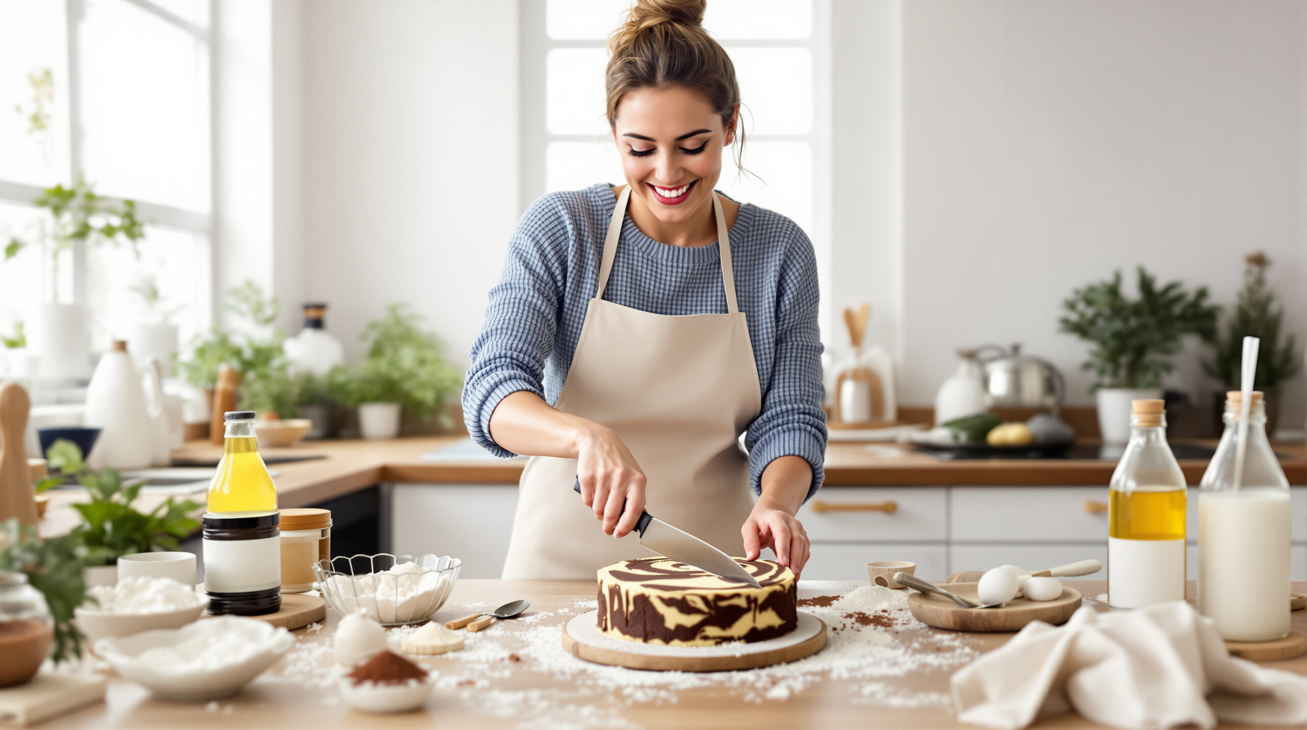 בלי ביצים ובלי חמאה: עוגת שיש רכה וקלה הודות לרכיבים מפתיעים וטעימים