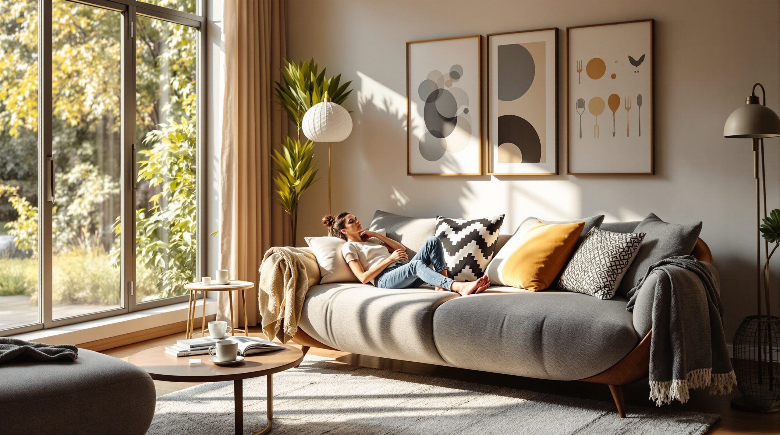 הסלון שלי היה רגיל: הספה המותאמת אישית של מותג העיצוב האהוב שלנו שינתה הכל לחלל ייחודי ומותאם אישית