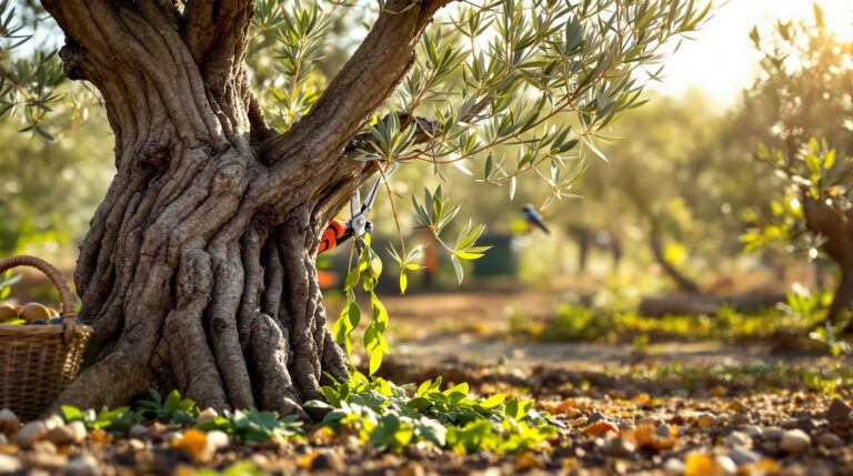 לאחר שגזמתי את עץ הזית שלי באביב, גיליתי כיצד להעצים את היבול וליהנות משפע זיתים מפתיע בסתיו